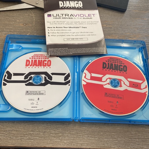 5/$10❤️❤️❤️DJANGO UNCHAINED Jamie Foxx BLU RAY & DVD - Picture 5 of 5